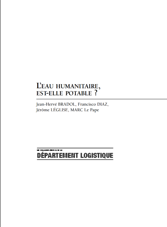 L´eau humanitaire est-elle potable ?