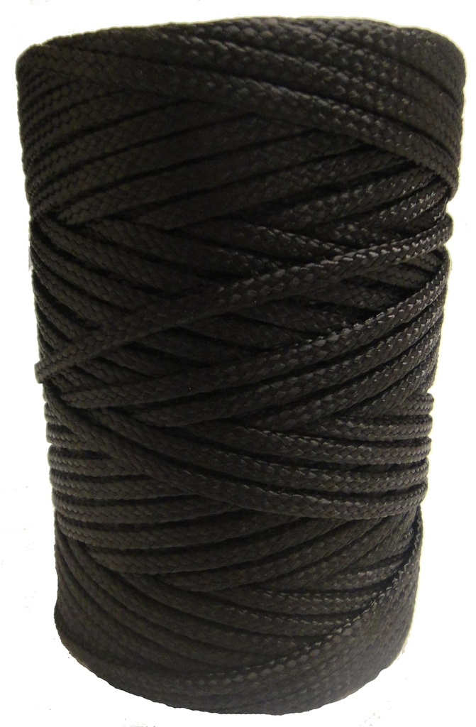 ROPE, nylon, Ø 4mm, braided, per metre