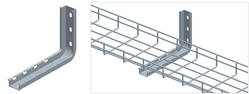 (wiremesh cable tray) WALL MOUNT BRACKET, width 300mm