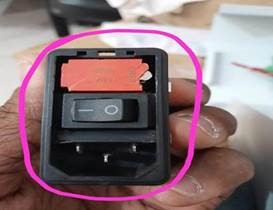 (Hemotek2) LINE FILTER WITH FUSES HTEK2.DB.36