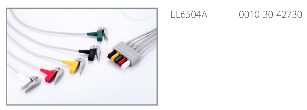 (Mindray D3/ePM) CABLE ECG 5 dérivat adu/enf. 1-1,4m EL6504A