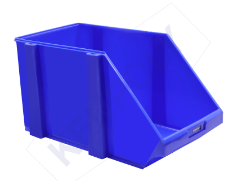BAC A BEC, plastique, 560mm, 55 litres, bleu