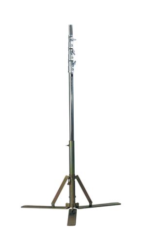 (ballon éclairant 1000W) PERCHE TELESCOPIQUE, H max. 5.5m