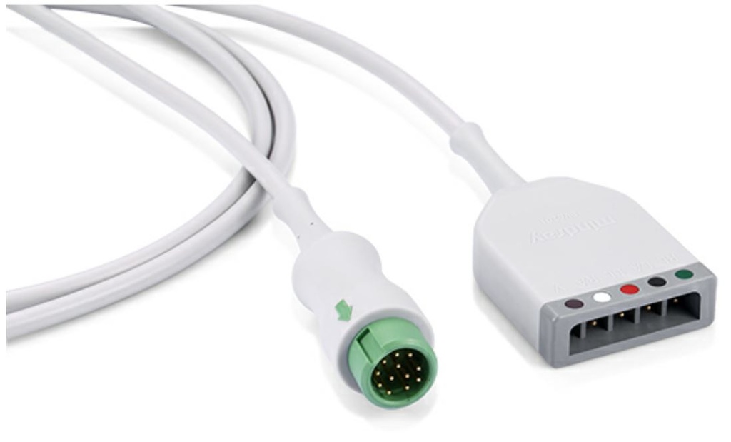 (Mindray D3/ePM) ECG TRUNK CABLE 3/5-lead 12pin0010-30-42719