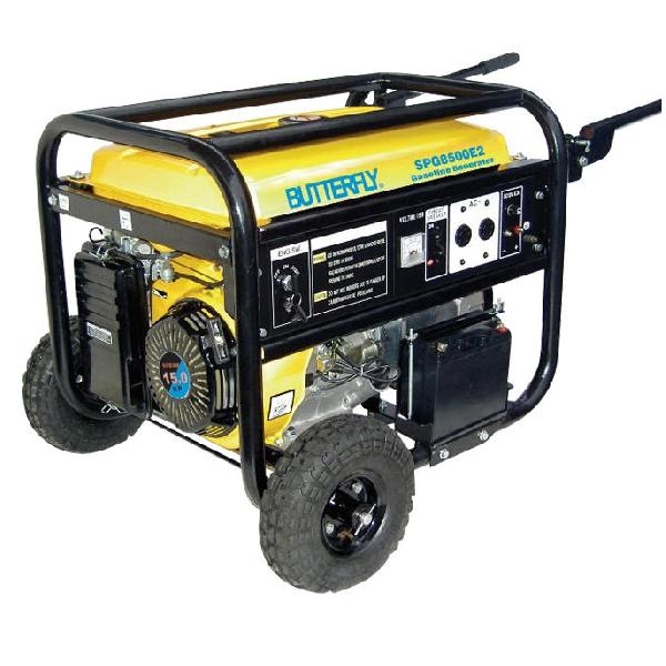 GENERATOR (BUTTERFLY SPG8500E2) 6.5kVA 230V 50Hz, petrol