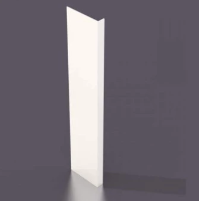 WALL CORNED ANGLE external corner, PVC, 115x25x3000mm