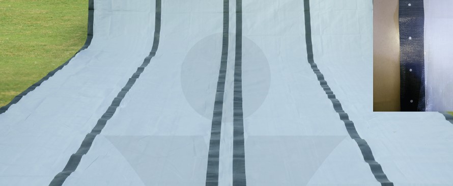 (WAREHOUSE TENT Rex Hall MSU 10x24x3.3m) GROUND COVER, PE