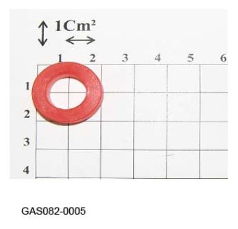 (Tuttnauer 3870HSGWSD)GASKET SILICONE fr glass13 GAS082-0005