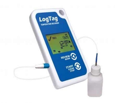 ENREGIST. TEMP. (LogTag TRED30-16R) sonde 3m, btl tampon