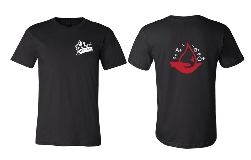 T-SHIRT donneur de sang bénévole, taille M, sans logo MSF