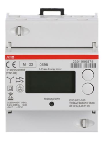 ENERGY METER kWh (ABB EV3 012-100) 3x230/400V, 65A