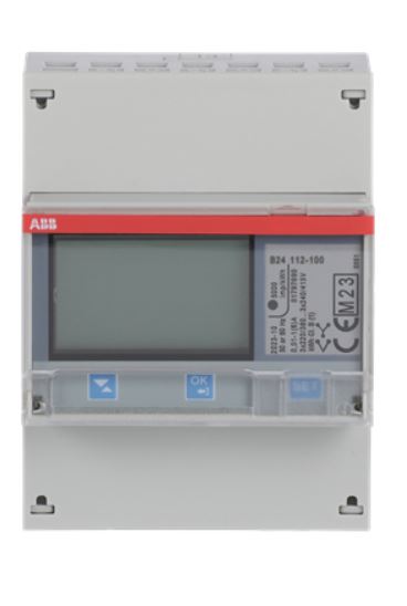 MESUREUR D'ENERGIE kWh (ABB B24 112-100) 3x240/415V, 1A