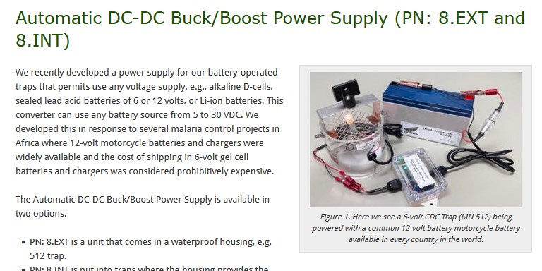 (min. light trap CDC 512) POWER SUPPLY DC-DC (PN 8.EXT)