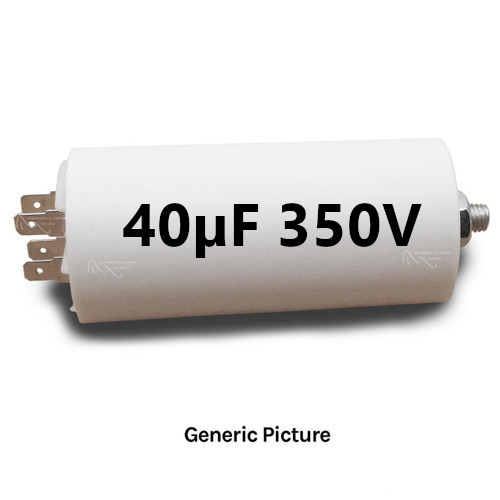 CONDENSATEUR, 40µF, 350V AC