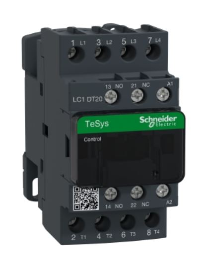 CONTACTOR (Tesys) 240V coil, 20A, 4P, 1NO+1NC, AC-1