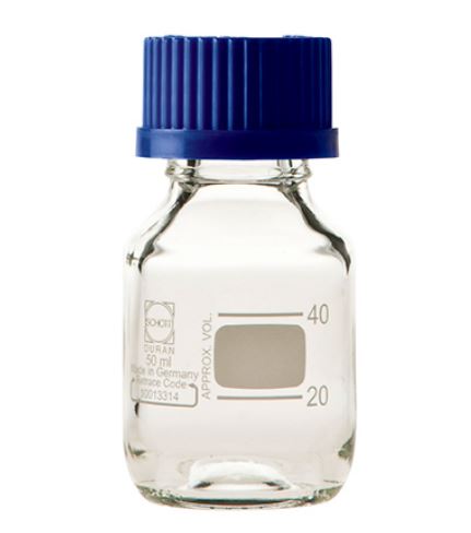SCREW TOP BOTTLE (Duran) 50ml + pouring ring, 20 pcs
