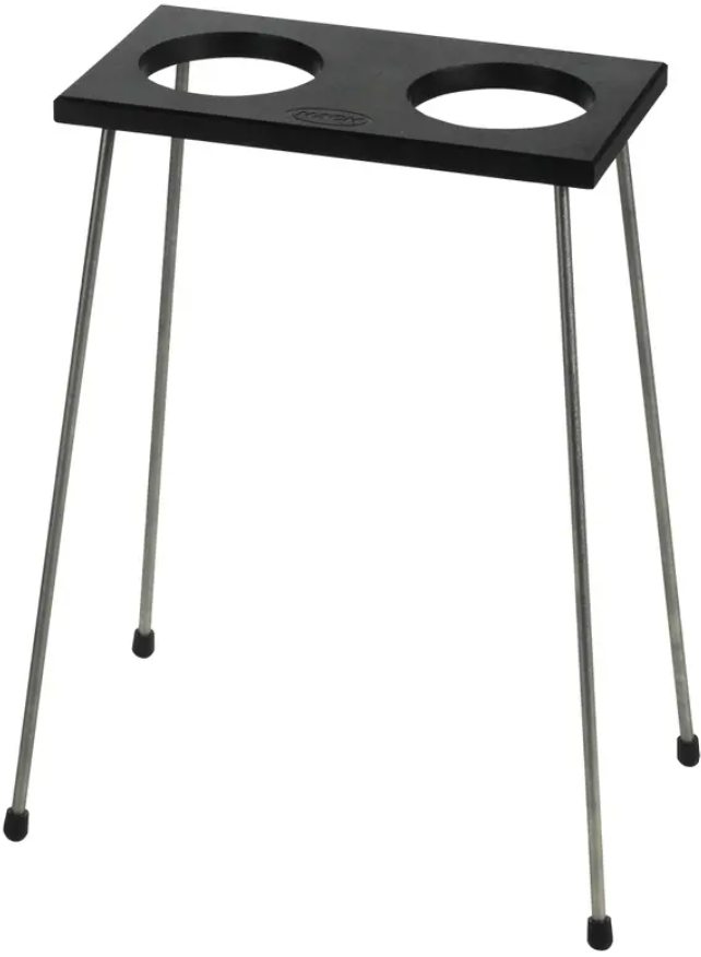 SUPPORT DE CONE IMHOFF, polyéthylène, pour 2 cônes