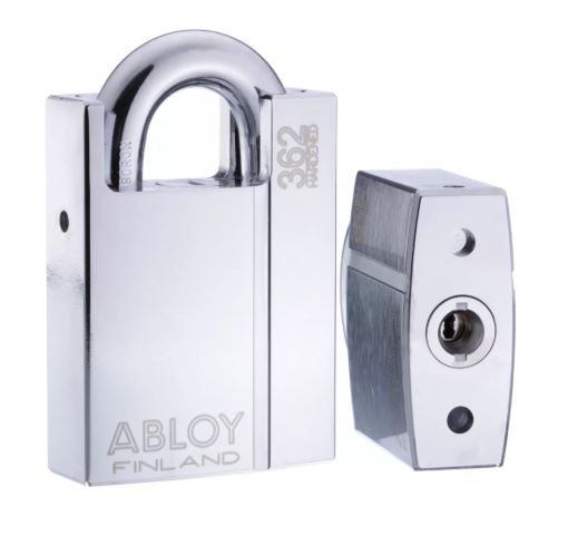 PADLOCK, hardened steel, CEN class 6, 70mm + keyed