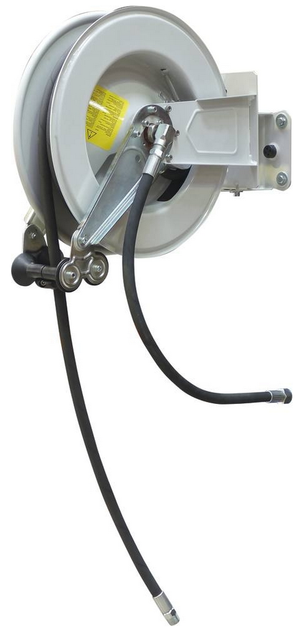 OIL HOSE REEL, 15m, on swivel base, ½ connector