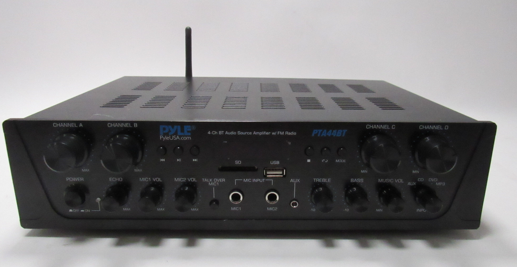 AMPLIFICATEUR (Pyle PTA44BT) 500W, bluethooth, 4 channel
