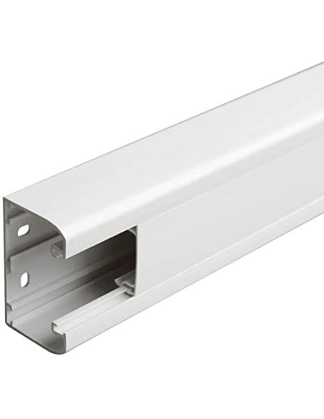 GOULOTTE, PVC, 24x16mm, blanc, par mètre