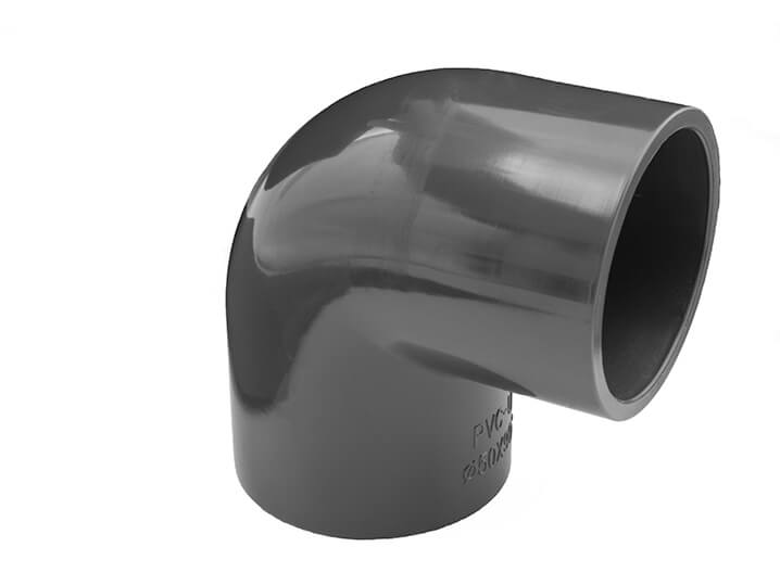 (conduit cable) ELBOW CONNECTOR 90º, PVC, for 50mm conduit