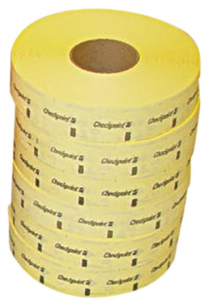 (ticket dispenser) TICKETS, 4000 tickets, yellow, 6 rolls