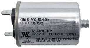 (Samsung DV90T5240AN) CONDENSATEUR, 8μF, ±5%, 400VAC,50/60Hz