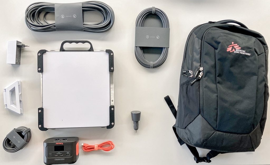 KIT VSAT MOBILE (Starlink Kit Mini) for vehicle + backpack