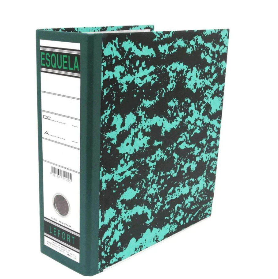 BINDER lever-arch, 260x235x85mm, green