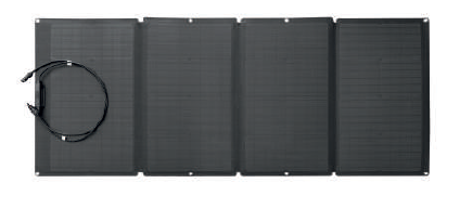 PANNEAU SOLAIRE (ECOFLOW) 160Wp, Voc 21,4V, Isc 9,5A