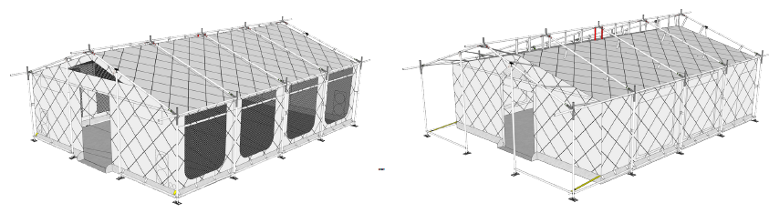 (tente XPert HPT48) VELUM HIVER, avec vestibule