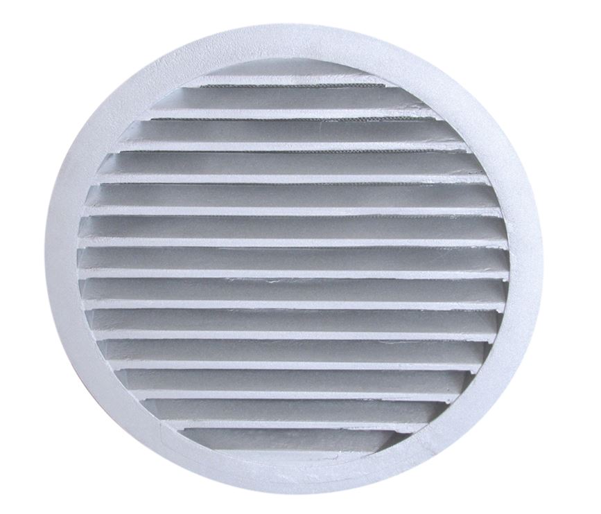 GRILLE CIRCULAIRE extérieure (S&P USAV 200) Ød 200 mm