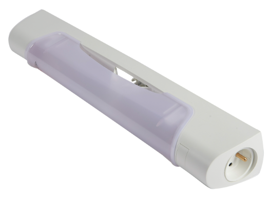 LED FIXTURE with 1 tube, socket 2P+T, 45cm, 230V