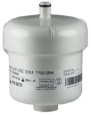 (lavabo chir.) FILTRE TERMINAL, <0,15 μm, jet droit, 3 mois