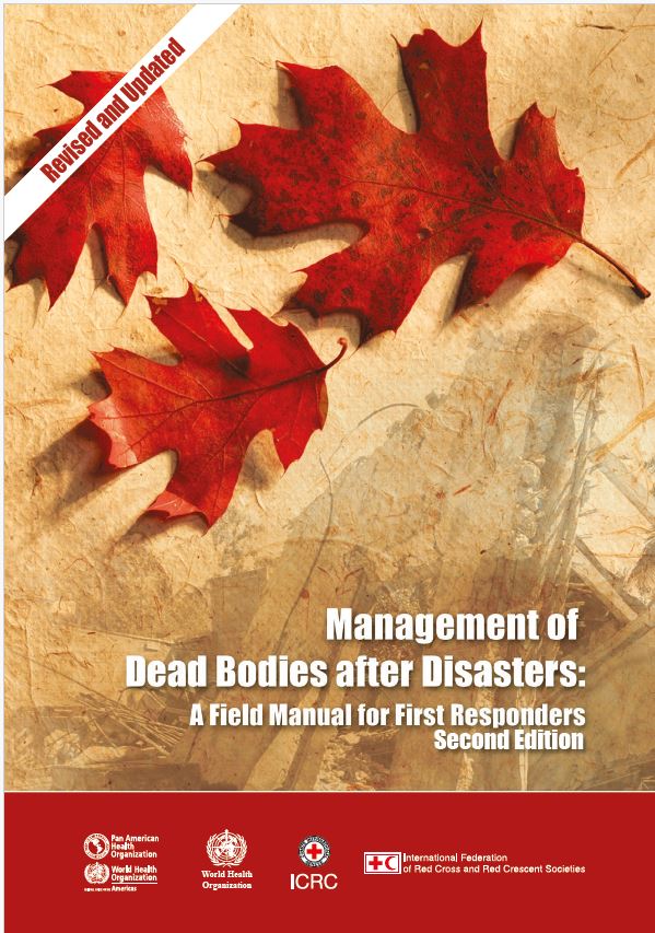 (kit MCI) Management of dead bodies after disasters
