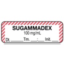 LABEL for Sugammadex, roll