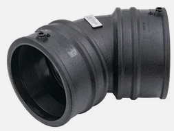 ELBOW COUPLING electrofusion, PE, 45°, DN110, PN10, FxF
