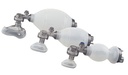 RESUSCITATOR MANUAL, neonate + silicone mask + O2 reservoir