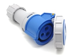 [PELESOCKC31M4] CONNECTOR female, CEE 3P 16A 230V, IP44, blue