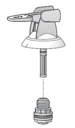 [CWATDOSP308] (Dosatron D3RE2) BELL HOUSING (MPDI186BP) + bypass + seal