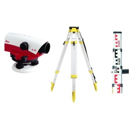 [CWATLANDS3-] TOPOGRAPHIC LAND SURVEYING SET, level, tripod &levelling rod