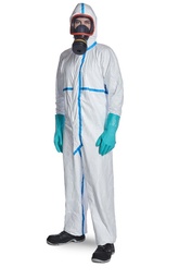 [PSAFCBRNO41M] COVERALL CBRN (Tyvek 600 Plus) type 4/5/6 M white