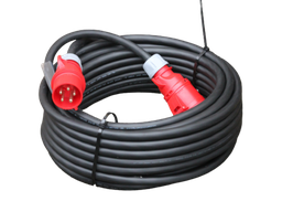 [PELEEXTI55344] EXTENSION CABLE, 5G4²/50m, 32A/400V/CEE 5P/IP44/red