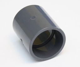 [PELETRUNP25CG] MANCHON, PVC, Ø25mm, gris clair, pour tube, 50 pcs