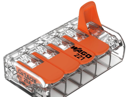 [PELECONNR155] COMMONING BLOCK (Wago) 5x1.5-2.5mm², for rigid wire