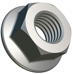 [PHDWNUTST08Z] NUT toothed embase, zinc plated, M8, hexagonal