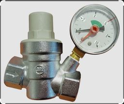 [CSEMCONTC066] (Containex) PRESSURE REDUCT. VALVE, 1/2" + manometer