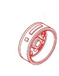 [YHON31110-KRH-781] ROTOR complete, XL125L