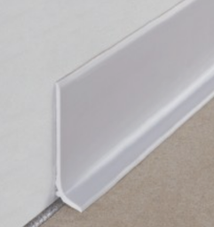 [CSEMCONTC005] (Containex) SKIRTING BOARD, PVC, grey, length 2.94m